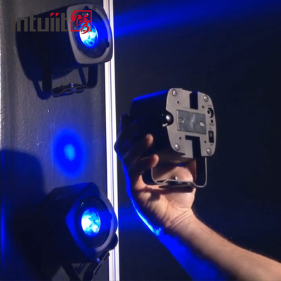 ไฟเวที LED แบบใช้พลังงานจากแบตเตอรี่รีโมทคอนโทรล IR DJ งานแต่งงานเหตุการณ์ Uplighter การชาร์จไฟกรณี Par Light