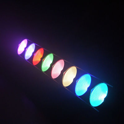 การผสมสี 120W COB LED Stage Light 8 * 15W RGB LED Pixel Bar Wall Washer Light