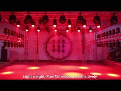 DMX Zoom Wash Moving Head Stage Light 12x10W IP20