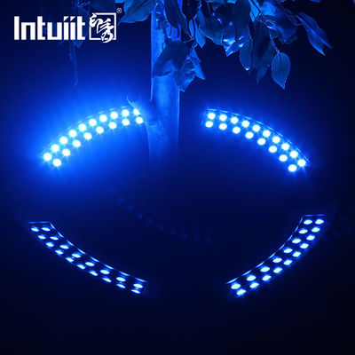 IP65 Waterproof 36W RGBW 4in1 LED Flood Light Aluminum Outdoor Tree Uplight Landscape Stage Lighting