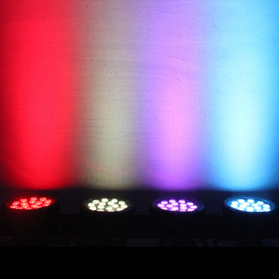 90W RGBW 4in1 par สลิม LED flat par แสงกระปุกสําหรับกิจกรรม dj stage กลางแจ้ง