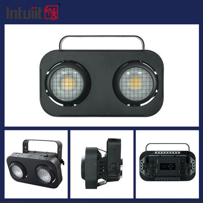 2 Eyes Led Blinder Light Ip65 ไฟผู้ชมกลางแจ้ง DMX512 Cob Par Light 200w ไฟโฟลท์สําหรับโรงละคร