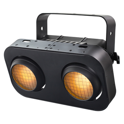 2 ตา ดอกสีขาวอุ่น / RGB Cob Par Blinder 2x90w แสงผู้ชม Led stage Blinder