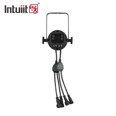 ไฟฉาย LED เครื่องล้างผนัง 15W แสงแคบ 4.5 องศา มุม โรงแรม แสงน้ําท่วม สวน RGBW ไฟฟ้าอาคาร