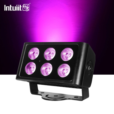 6*5W IP65 RGBW stage LED Flood Light สําหรับการสร้างสะพาน