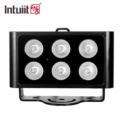 6*5W IP65 RGBW stage LED Flood Light สําหรับการสร้างสะพาน