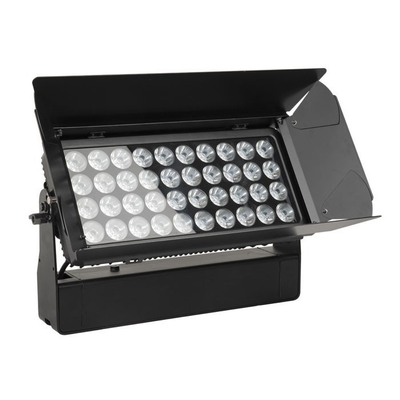 โคมไฟสีเมืองกันน้ําภายนอก 40x10W RGBW เครื่องซักผนัง LED Flood Stage Light