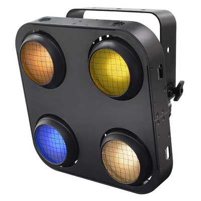 แสง LED Blinder 4x90W LED COB ไฟเวที Amber And Warm White LED แสง Blinders ผู้ชมใน DJ Music Bar