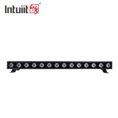 กันน้ํา IP65 RGBW 4in1 14x10w Pixel Bar LED Wall Washer DMX512 การควบคุม ขาวสําหรับงานแต่ง DJ Beam stage lighting