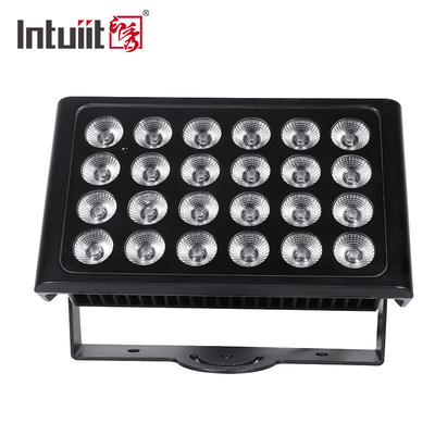 24PCS 160W สีเมืองแสง RGBW 4in1 ip65 กันน้ําอาคารสูงล้าง LED สีเมืองแสงเวที