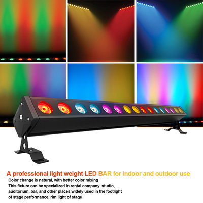 16x5w Led Wall Wash Outdoor Lighting Bar 4in1 พร้อมไฟ Dmx512 9CH ช่อง