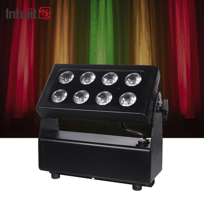 8 * 15W สีเมืองแสง RGBW 4in1 ip65 กันน้ําอาคารสูง ล้างผนังแสง LED สีเมืองแสง