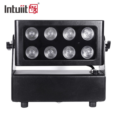 8 * 15W สีเมืองแสง RGBW 4in1 ip65 กันน้ําอาคารสูง ล้างผนังแสง LED สีเมืองแสง
