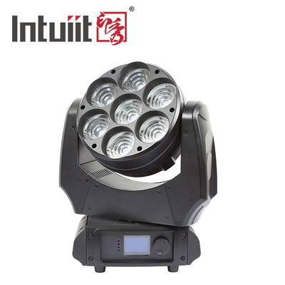 LED Moving Head Light 7x40w RGBW 4in1 Sharpy Beam With Zoom Wash stage Lighting DJ ไฟ