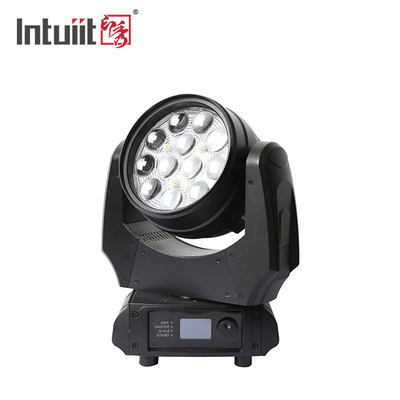 Led Wash Par 4In1 12X10W Zoom Rgbw Led Wash Moving Head Light สําหรับ DJ ดิสโก้ ไฟเวที