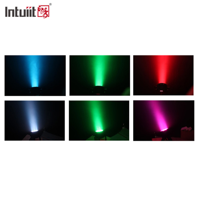 มินิ LED Moving Head DJ stage Light RGB Beam Spotlights DMX 512 เสียงเปิดไฟสตรอบอฟเฟ็คต์ ดิสโก้พาร์ตี้ไฟสําหรับวันพุธ
