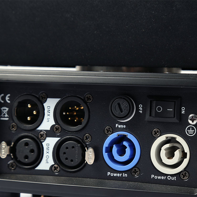 ไฟหัวเคลื่อนที่ LED ล้าง Zoom 19X10W RGBW 4 ใน 1 LED Zoom ล้างหัวเคลื่อนที่ dj ไฟเวทีดีโก้