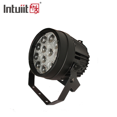 อลูมิเนียมสกัด LED Flat Par 12x10W RGBW 4in1 DMX512 สําหรับ Discos พาร์ตี้ สเตจ งานแต่ง งานคอนเสิร์ต ภาพยนตร์