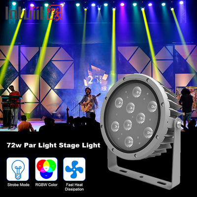 IP65 72W RGBW 4 In 1 ไฟสปอร์ตไลท์ในสวน