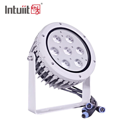 Ip65 กลางแจ้ง Dmx 60w Rgbw นำไฟส่องเฉพาะจุดสำหรับสวน