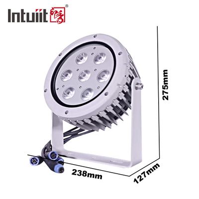 Ip65 กลางแจ้ง Dmx 60w Rgbw นำไฟส่องเฉพาะจุดสำหรับสวน