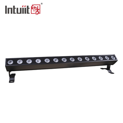 สเตจ Led DMX แสงบาร์ 14x10W RGBW 4IN1 LED Wall Wash Light Strobe แสงบาร์สําหรับงานเลี้ยงในโบสถ์ Dj Stage