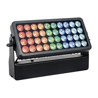 40x10W RGBW กันน้ํา ล้างผนัง โครงสร้างแสง Led Flood Light IP65 City Color stage Light สําหรับโบสถ์