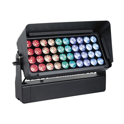 40x10W RGBW กันน้ํา ล้างผนัง โครงสร้างแสง Led Flood Light IP65 City Color stage Light สําหรับโบสถ์