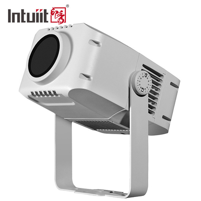 โปรเจคเตอร์กลางแจ้งกันน้ํา 100W ไฟ IP65 โปรเจคเตอร์ Gobo ด้วย LED Beam Effect DMX DMX512 ระบบควบคุม