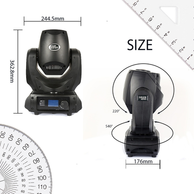 LED 50w โกบอว์เคลื่อนไหวหัวจุดแสง แสงเวทีสําหรับคลับ Dj stage Lighting พาร์ตี้ ดิสโก้ งานแต่งงาน