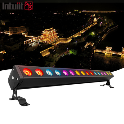 อัลลูมิเนียมคุณภาพสูง บ้านนอกกันน้ํา IP65 16x5w LED Wall Washer ไฟเส้น