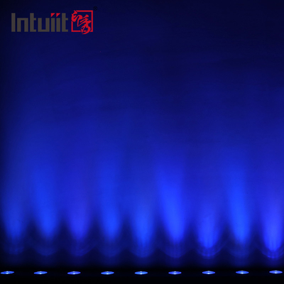 12x2W RGBW LED สเตจไลท์ 4in1 เสียงทํางานควบคุม DJ ไฟบาร์ โบสถ์ ไฟงานแต่ง