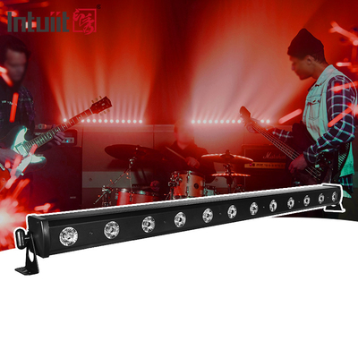 12x2W RGBW LED สเตจไลท์ 4in1 เสียงทํางานควบคุม DJ ไฟบาร์ โบสถ์ ไฟงานแต่ง