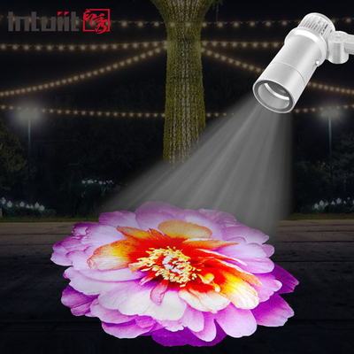 Led Gobo Projector 60w Led Auto Color Changing Projector แสงฉายกลางแจ้ง โลโก้แบบกําหนดเอง