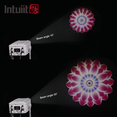 100W กันน้ํา LED DMX การควบคุมน้ําคลื่นโปรเจคเตอร์สวนปาร์ตี้แสงน้ําคลื่นผลโปรเจคเตอร์แสง