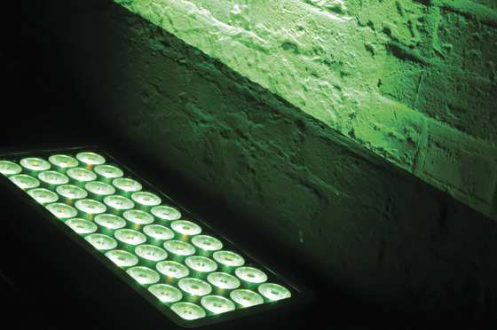 สีเมือง Led 40X10W RGBW 4in1 กันน้ํา Led Wall Wash Light อาคารสถาปัตยกรรมกลางแจ้ง Flood City Color Light