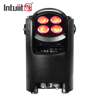 4x12W RGBW Led Par Stage Light แบตเตอรี่อัพไลท์ อัพไลท์ไร้สาย สําหรับงานแต่งของดีเจ
