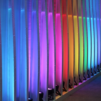 โปร 12pcs 4in1 12x3W LED Outdoor Par Can Light stage Lighting RGBW อลูมิเนียมเหล็ก DJ Wash Par ไนท์คลับ