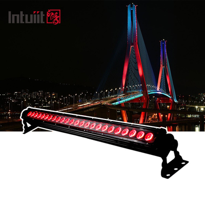 24pcs Led Wall Wash 20X9W แสงสว่างภายนอก 3in1 พร้อมไฟ Dmx สําหรับอาคารภายนอก