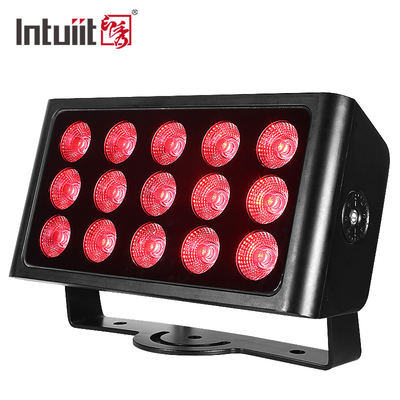 80W Outdoor IP65 Square DMX RGBW LED Flood Light สําหรับอาคาร หน้าผนัง LED แสงระบายน้ํา