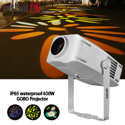 กันน้ํา 400W Rotating Image Logo Floor โปรเจคเตอร์โฆษณาภายนอก