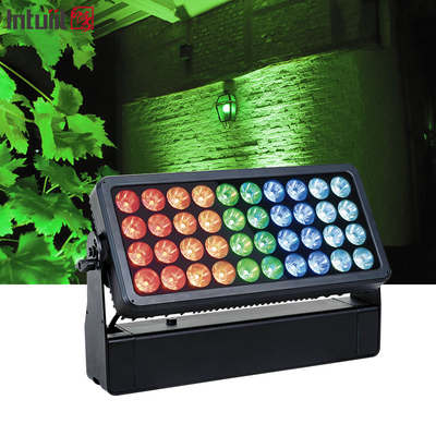 40x10W RGBW 4 in 1 LED Floodlight IP65 กันน้ํา แสงเวที DMX512 การควบคุม DJ อุปกรณ์ดีสโก้ การแสดงกลางแจ้ง
