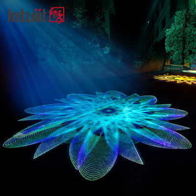 200W โปรเฟชั่นแนล Outdoor Waterproof IP65 LED Rotary Gobo Logo โฆษณา Rotator โปรเจคเตอร์ ไฟฉาย