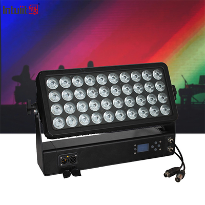 IP65 ล้าง 400w สีเมือง ip65 แสงเวทีกันน้ํา rgbw 4in1 LED dmx512 แสงล้างผนัง
