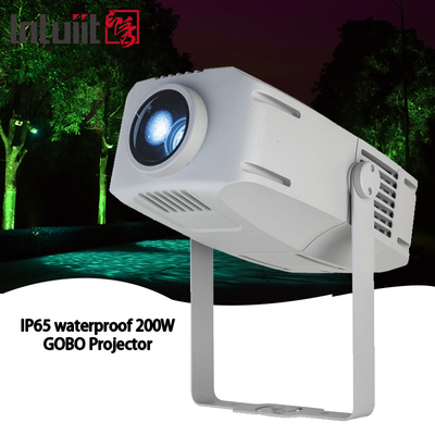 200w กันน้ําภายนอก Led Pattern โปรเจคเตอร์โลโก้ที่กําหนดเอง แสงกระแสคลื่นน้ํา