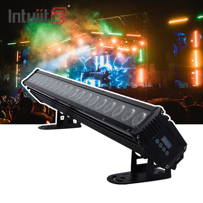 18x8W LED วอล์ด Washer แสงสว่างภายนอก 4in1 กับ dmx512 ไฟสําหรับอาคารภายนอก