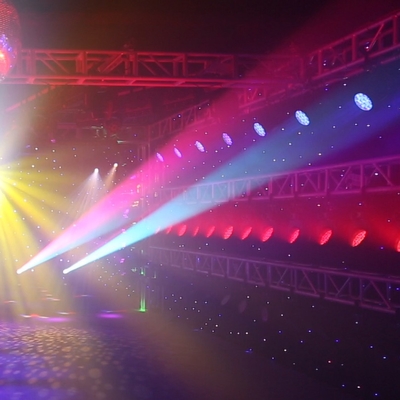 37x10W Zoom Beam Wash ขับเคลื่อนแสงหัวสําหรับผลประกายเวทีด้วย RGBW 4in1 LED และ DMX Control Dj Disco และไนท์คลับ