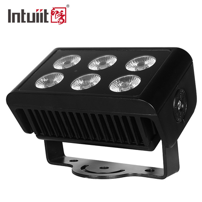 DMX512 6x5W RGBW 4in1 IP65 กันน้ํา DJ งานแต่ง สเตจเมือง เครื่องซักผนังกลางแจ้ง LED Wash Flood Light