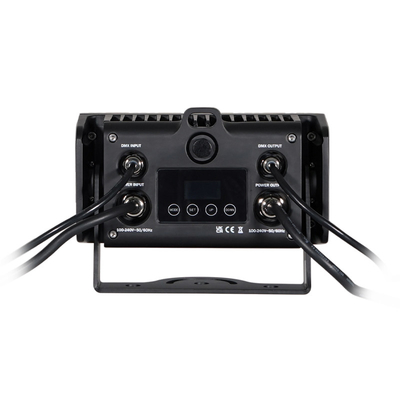 DMX512 6x5W RGBW 4in1 IP65 กันน้ํา DJ งานแต่ง สเตจเมือง เครื่องซักผนังกลางแจ้ง LED Wash Flood Light