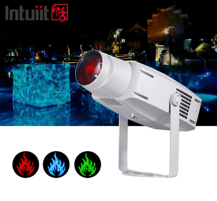 โฆษณา สวนสนุกกลางแจ้ง ไดนามิก วอเตอร์ รีปป์ โปรเจคชั่น แสง กันน้ํา 400w LED ผลคลื่นน้ํา โปรเจคชั่น
